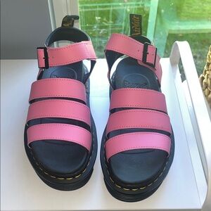 BRAND NEW Dr. Martens Blaire Sandals, Pink - 7